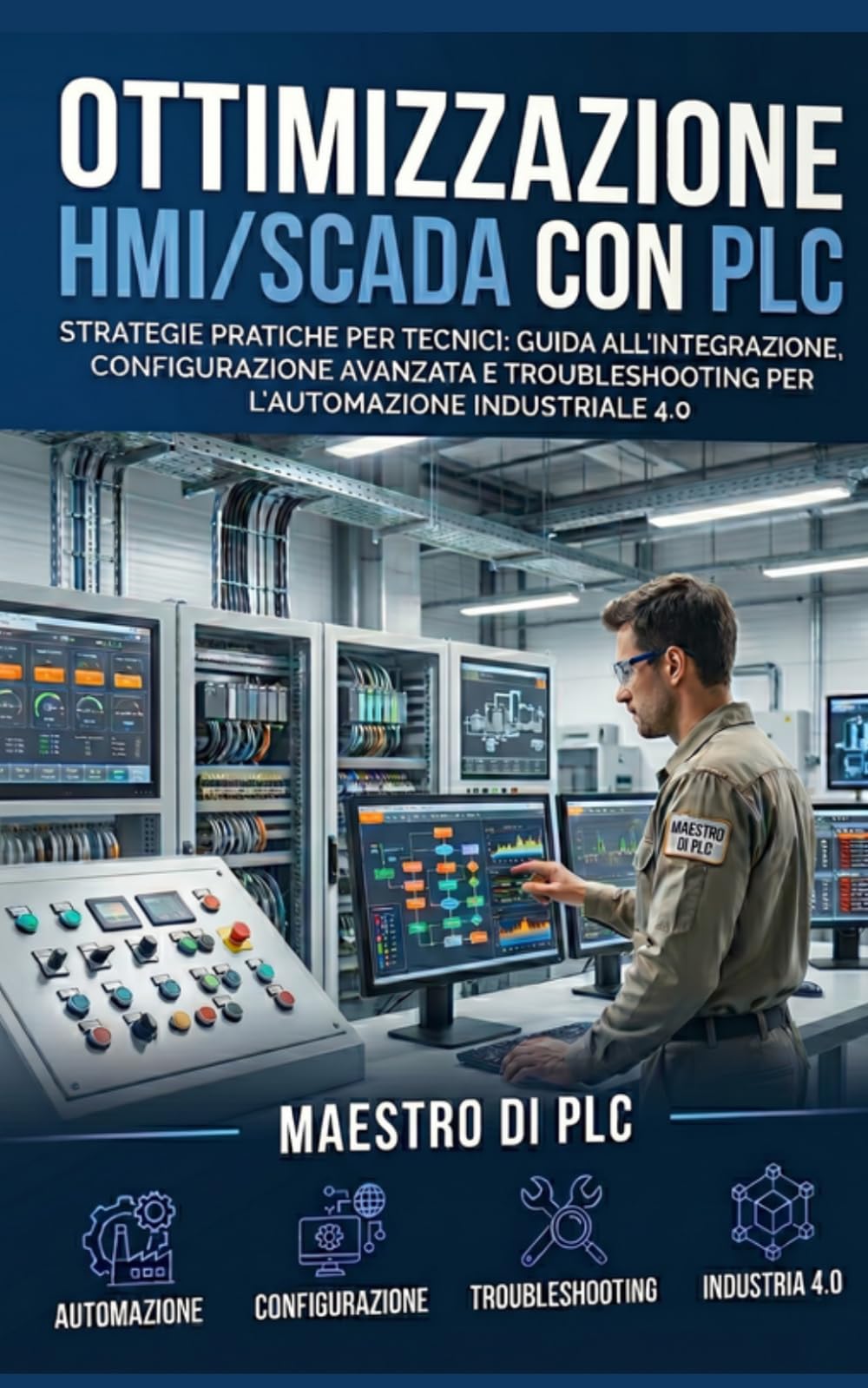 Ottimizzazione HMI/SCADA con PLC: Strategie Pratiche per Tecnici: Guida all'Integrazione, Configurazione Avanzata e Troubleshooting per l'Automazione Industriale 4.0