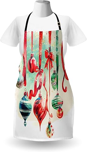 Vista 21 de Ambesonne Delantales multicolor Rubí pálido.