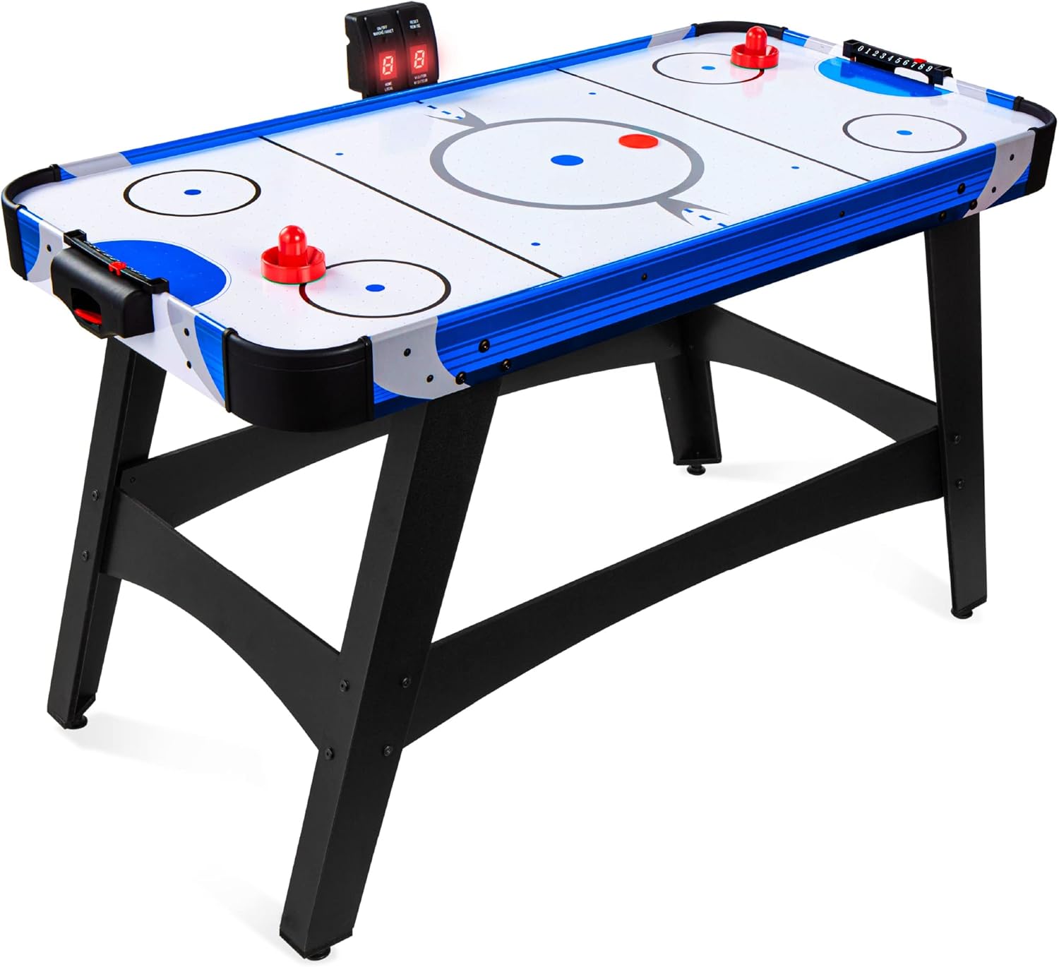 Best Choice Products 58in Mid-Size Arcade Style Air Hockey Table for Game Room
