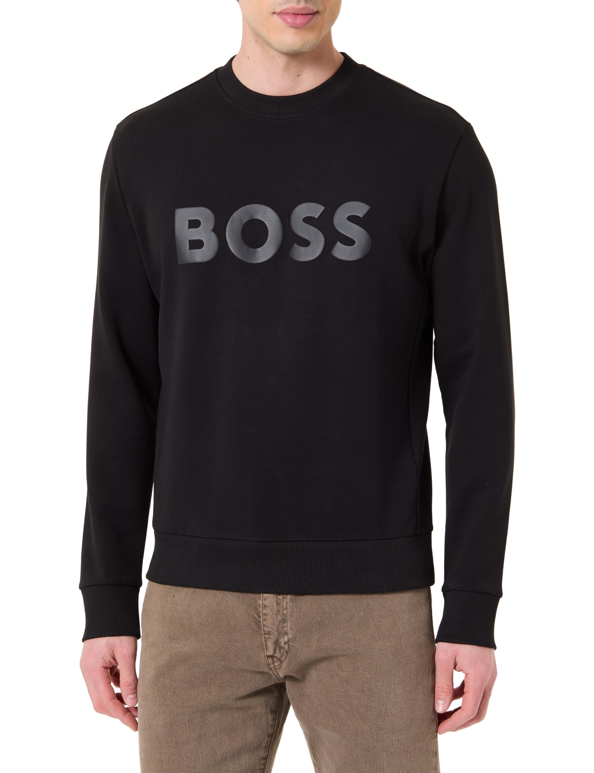 BOSS Men's Sweatshirt, Black 001, XXL