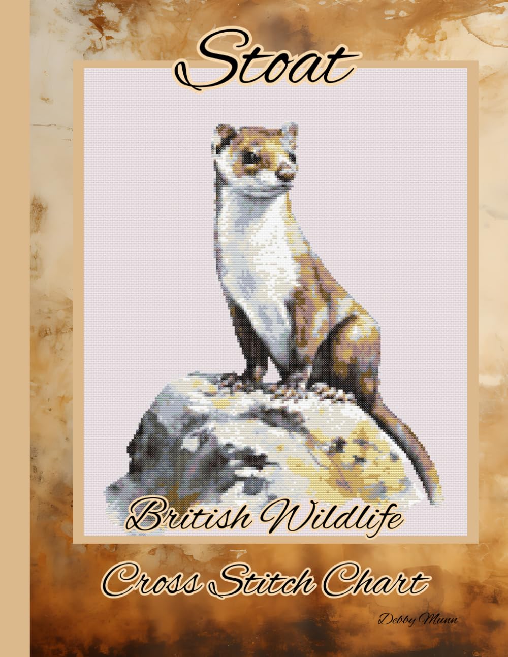 Stoat: British Wildlife Cross Stitch Chart