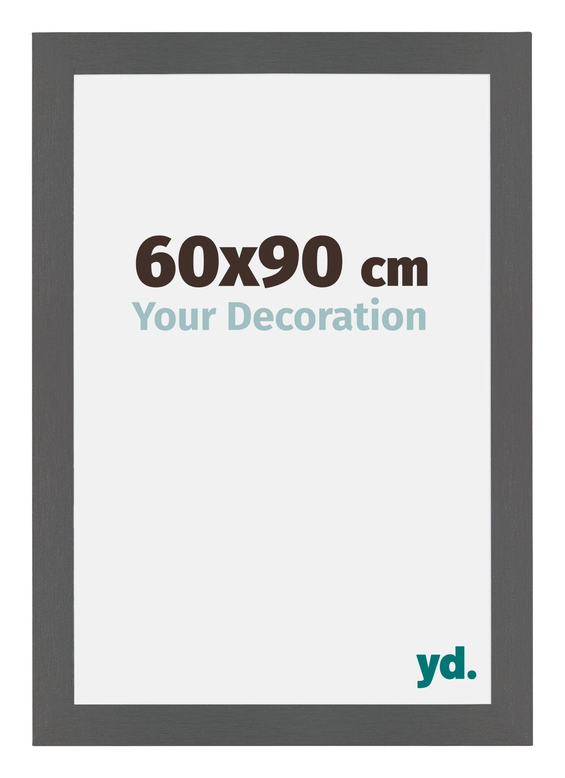 Your Decoration - Picture Frame 60x90 cm - Anthracite - Decorative Wall Frame in MDF with Antireflection - Frame 60x90 - Mura