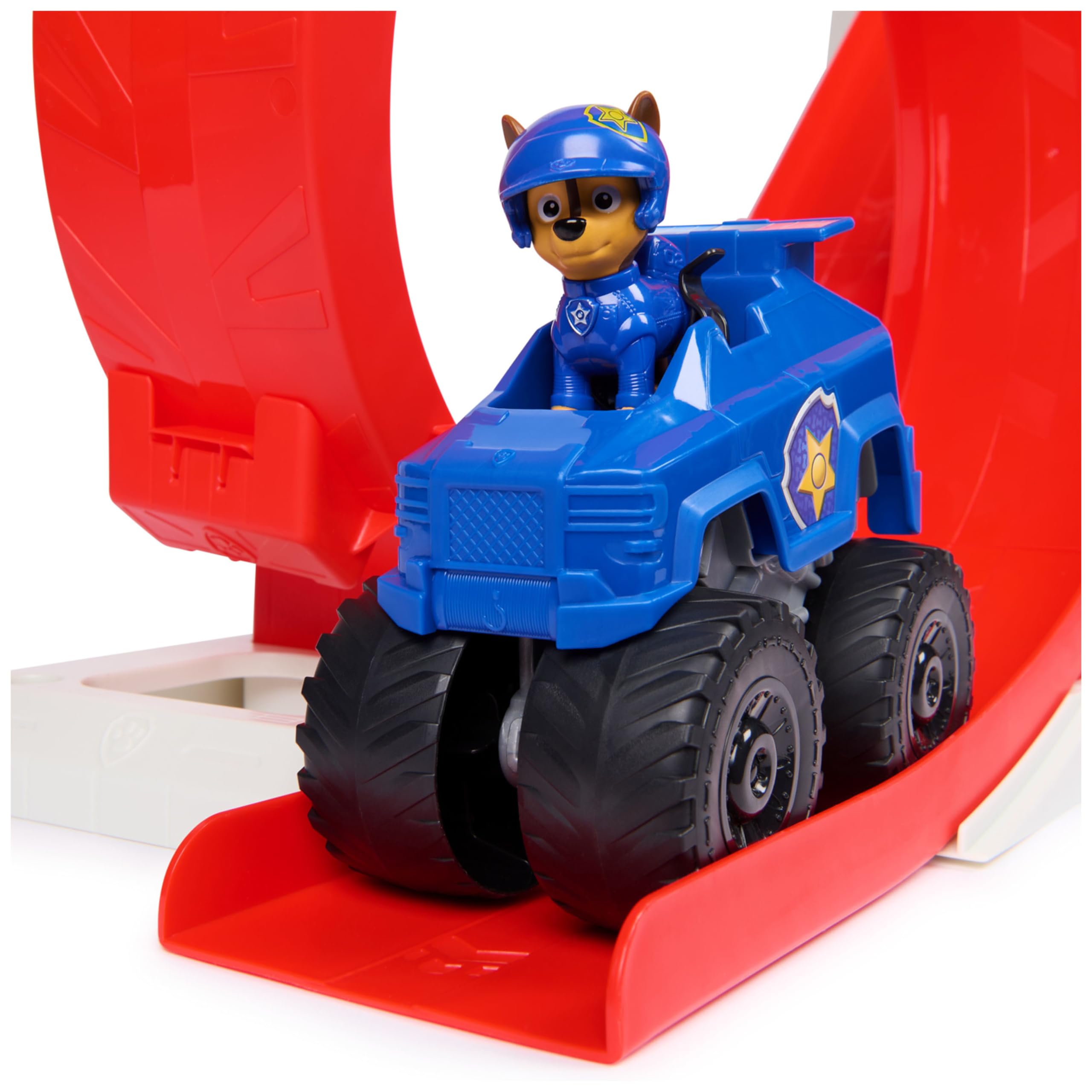 Paw Patrol Patrulla Canina - Lanzador De Vehículos Super Loop con Luces Y Sonidos + Coche Y Figura Chase | Juguetes Patrulla Canina | Juguetes Niños 3 Años O Más | Regalos Niños 3 Años O Más