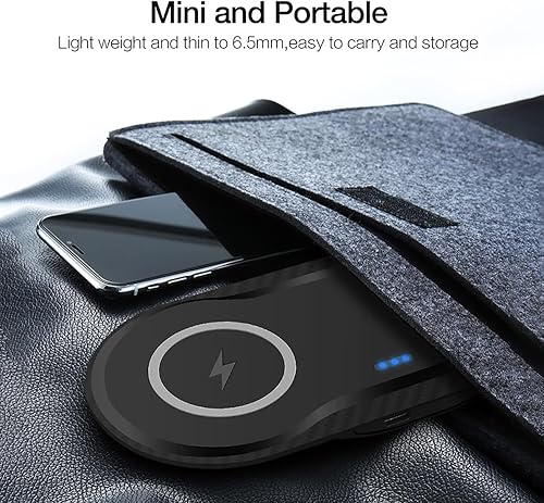 Miniatura 7 de Almohadilla de carga inalámbrica dual de 30 vatios para múltiples dispositivos, doble almohadilla de carga de 15 W para iPhone 161514131211X, para