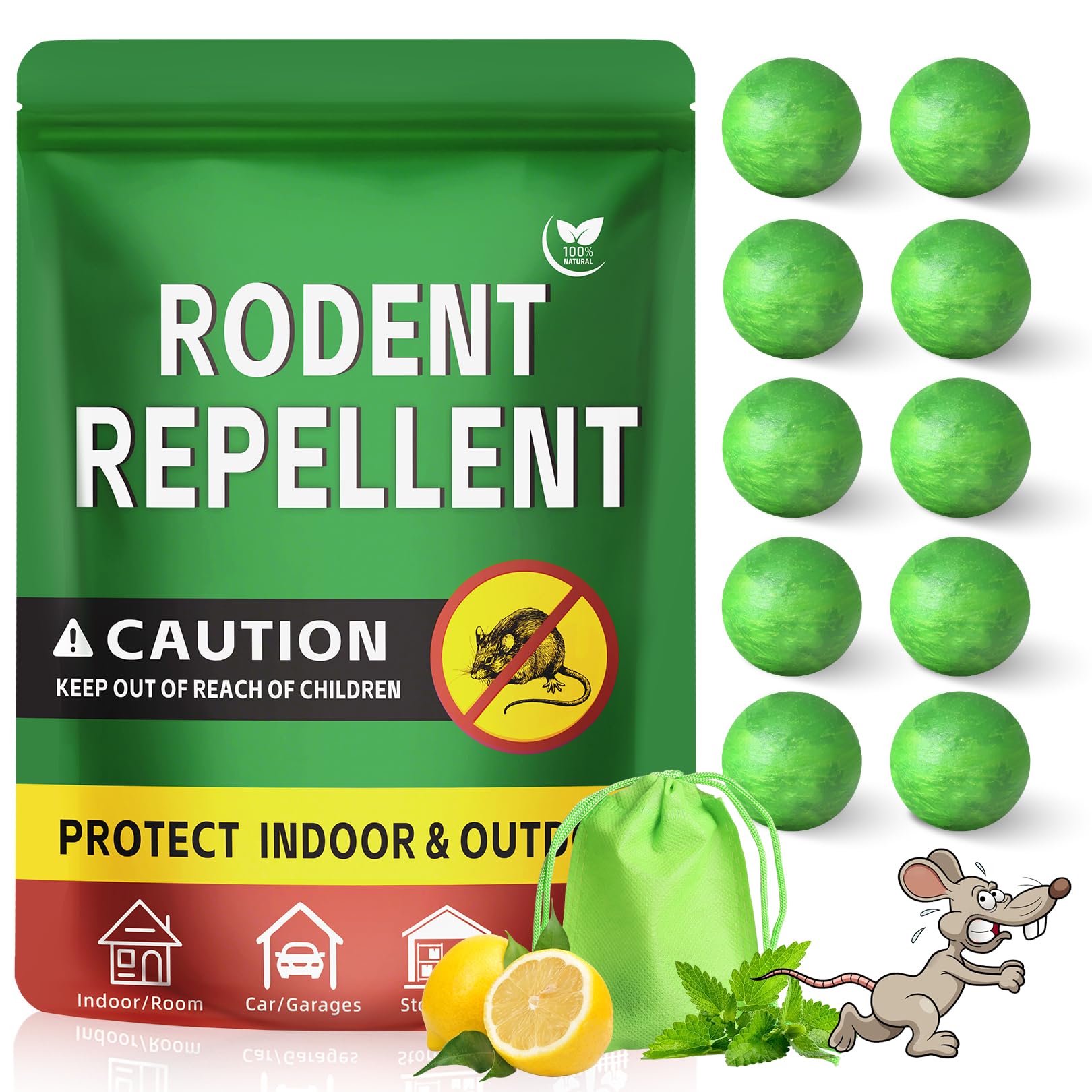 Peppermint Oil Rat Repellent Balls