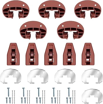 Drawer Guide Glide Compatible with Kenlin Rite-Trak II 168 Drawer Slides | 5 sets Drawer Slides Compatible with Kenlin Rite-Trak II 168. Drawer gliders compatible with most furniture manufacturers