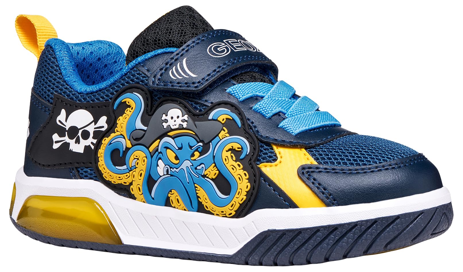 Geox Sneaker Inek Junge Marineblau/Gelb 36