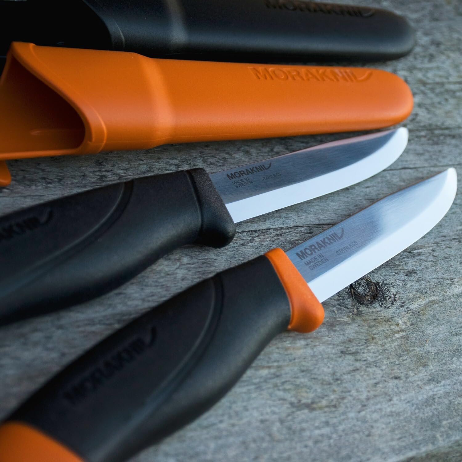 Morakniv Companion Heavy Duty Knife with Stainless Steel Blade, 4.1-inch