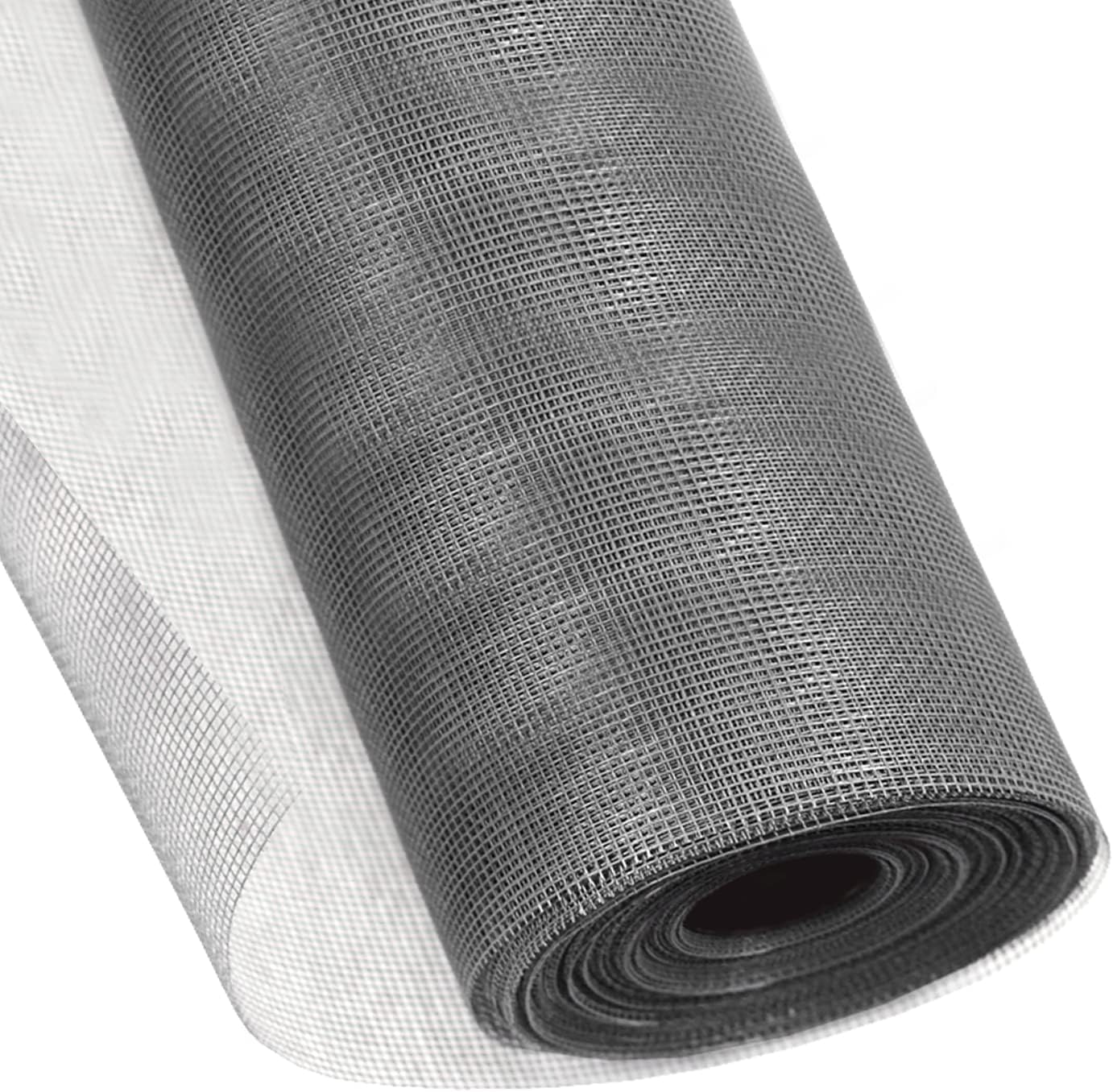 Tela Mosquitera Ventana, Malla Mosquitera para Ventana Universal, Malla Mosquitera Fibra de Vidrio de Color Gris, Adiós a los Mosquitos y Insectos (150 x 150 cm)