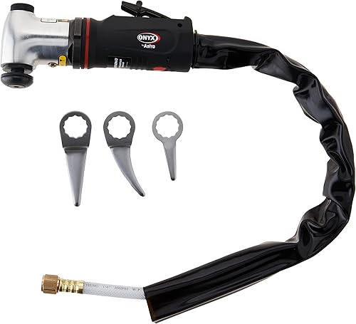 Miniatura 3 de Astro Pneumatic Tool WINDKO ONYX - Removedor de parabrisas de aire con 3 piezas, juego de cuchillas, escape trasero (las cuchillas surtidas se