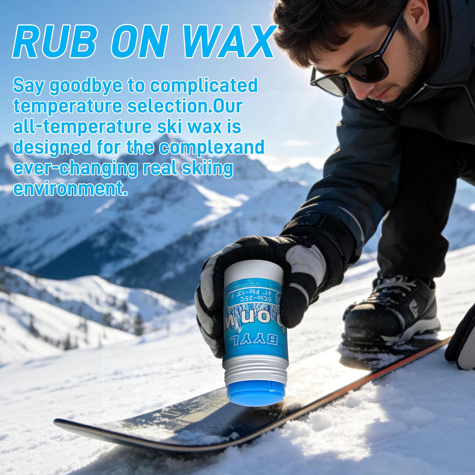 Cera para snowboard de70g,cera para esquís, cera para snowboard,cera para esquís de frotamiento,optimiza el deslizamiento,de larga duración,cera para esquís y accesorios de snowboard,cera para esquís.
