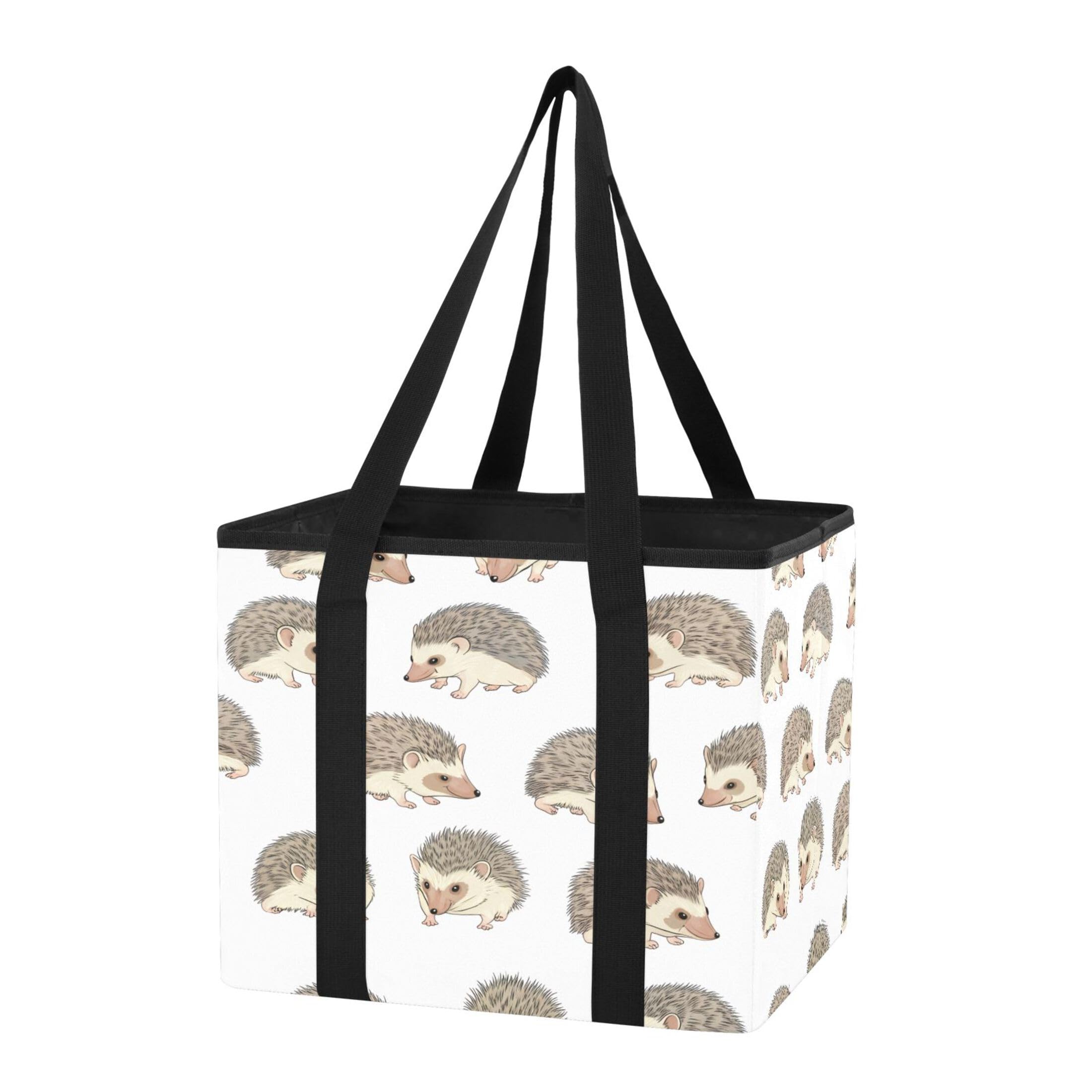 Kutsu Car Trunk Organizer Cute Hedgehogs Collapsible Storage Organizers Oxford Car Storage Bin with Reinforced Handles, Non-slip Universal Fit SUV Truck Van, 1 Pack