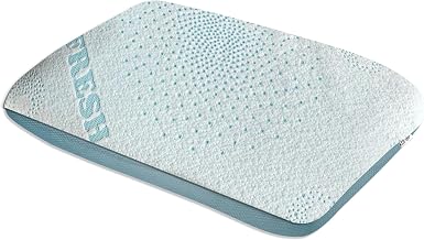 Luxury Literie Gelfresh Orthopaedic and Ergonomic Memory Foam Pillow with Cotton Fibre Cover 40 x 60 cm