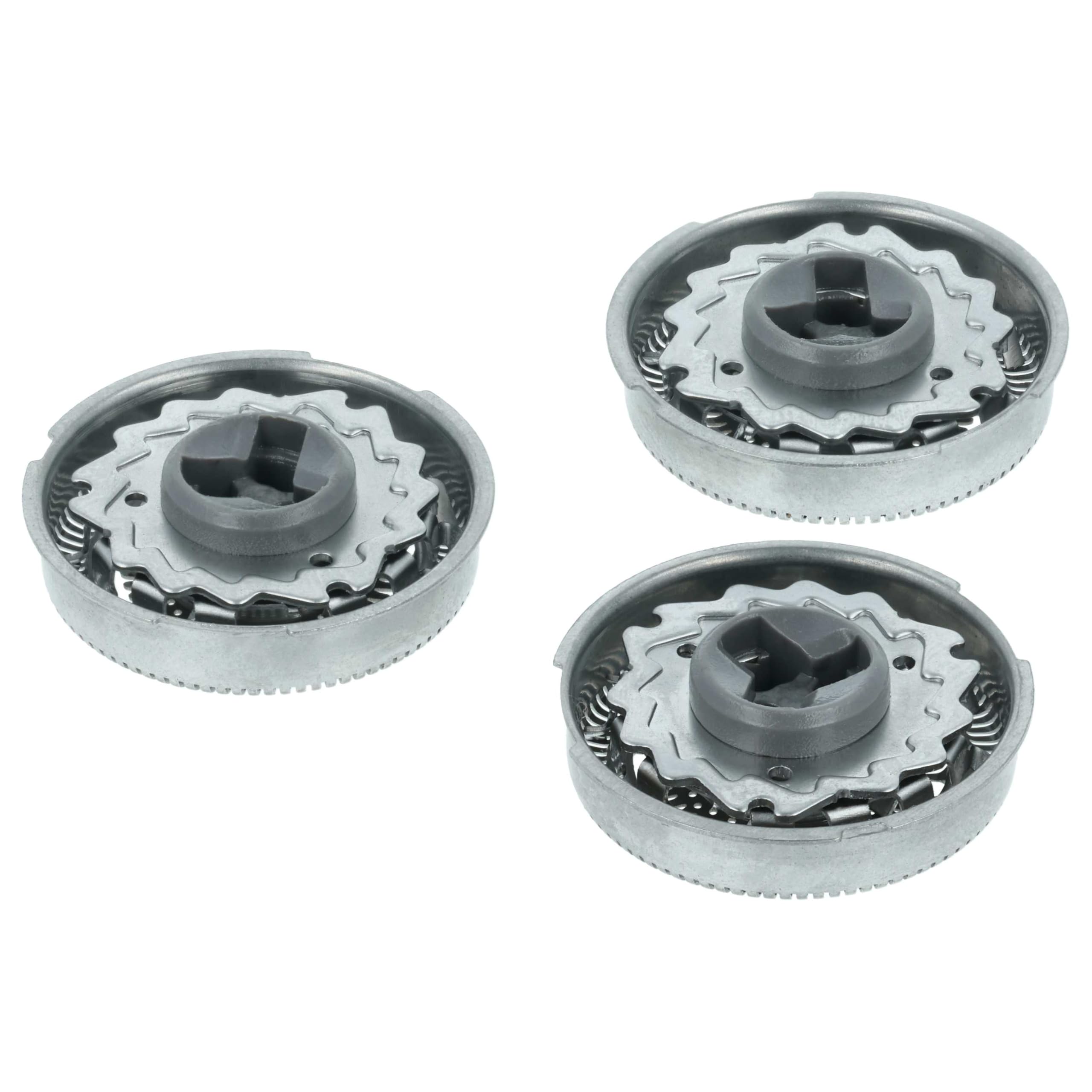 vhbw 6x cabezales reemplaza Philips SH70/50, SH70/60, SH70, SH71, SH71/50 para máquina de afeitar, plata