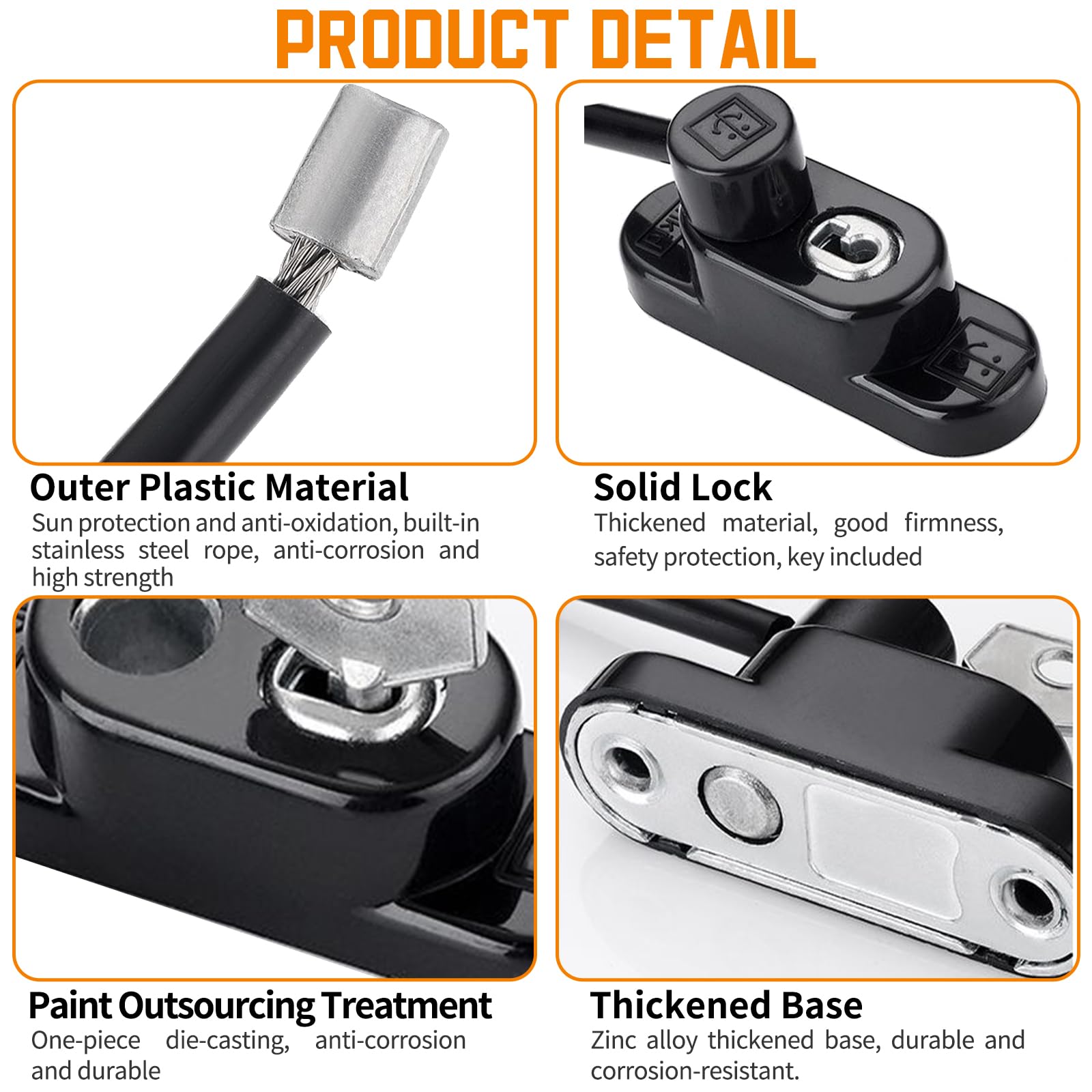 Lucchetto Di Sicurezza Per Bambini - Bloccaggio Autoadesivo Per Frigorifero, Finestre, Armadi - Foto 9