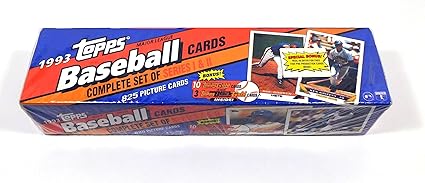 Amazoncom 1993 Topps Baseball Factory Set 825 Jeter Rc Plus 13 Bonus Cards Sports Memorabilia Trading Cards Sports Outdoors