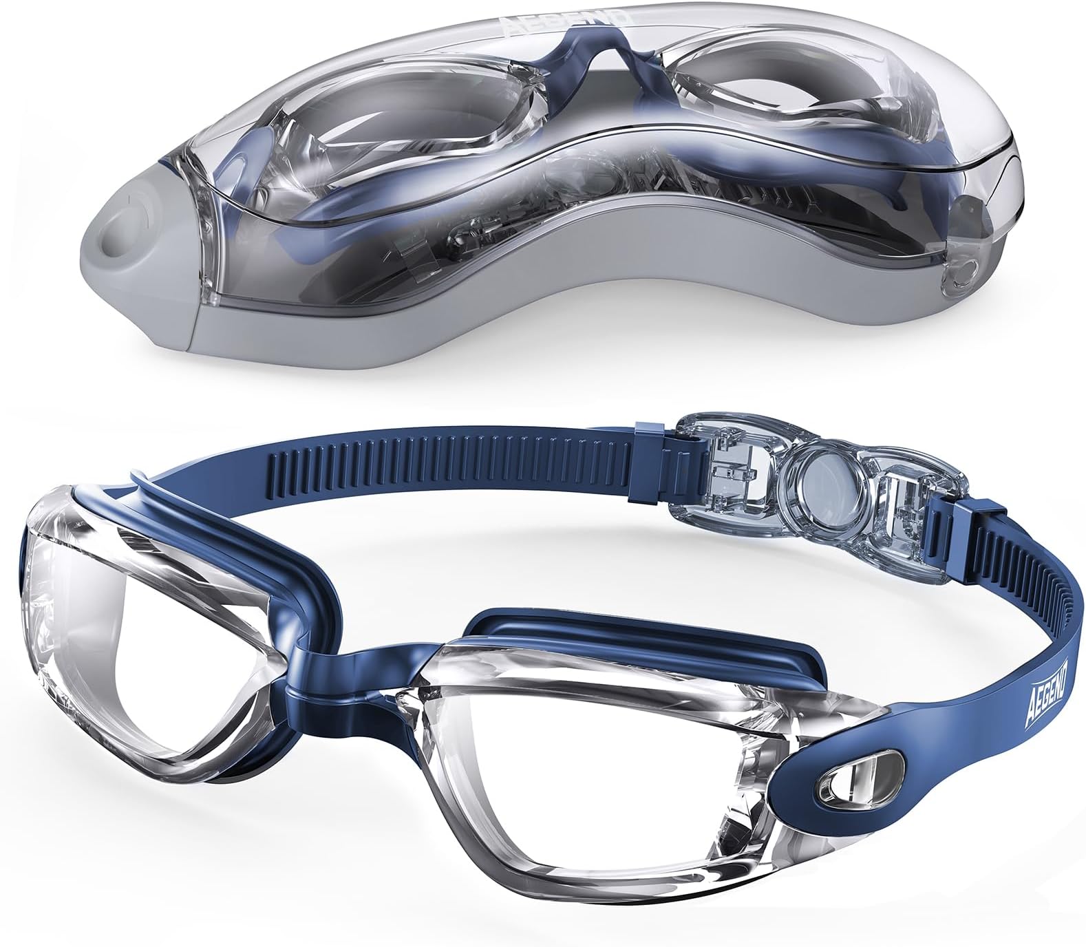 Aegend Swim Goggles, Swimming Goggles No Leaking Full Protect Adult Youth