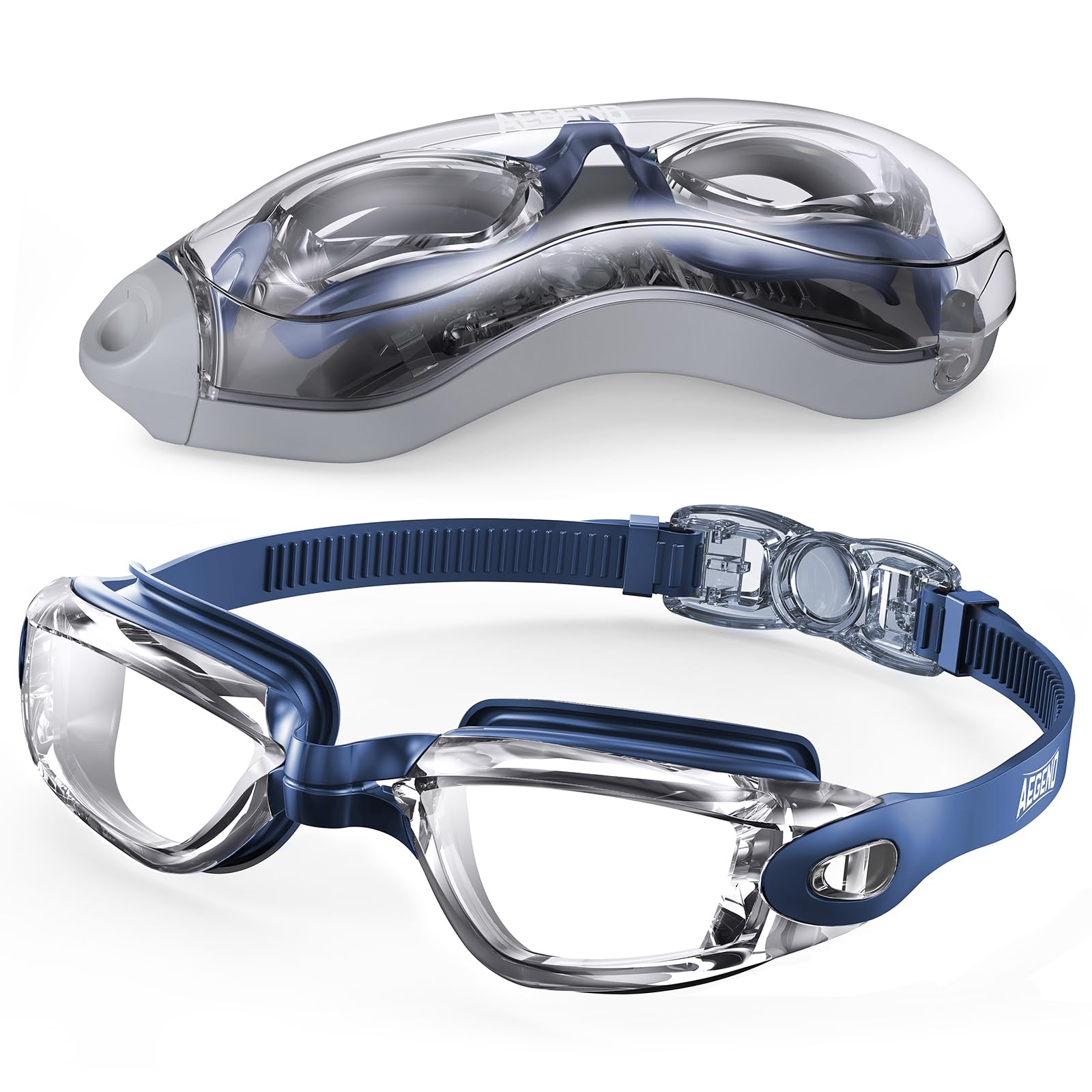 Aegend Swim Goggles, Swimming Goggles No Leaking Full Protect Adult Youth