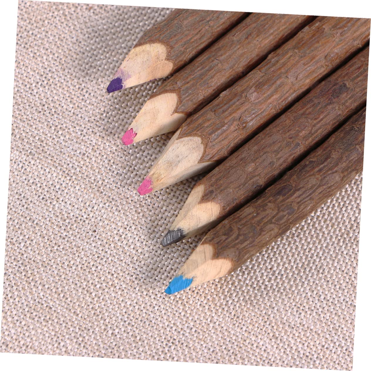 36 Pièces Crayon D'écorce Crayons De Branche D'arbre Crayons De Couleur Brindille à Dessin D'écorce De Brindille Crayon De Plombier D'arbre Bambou
