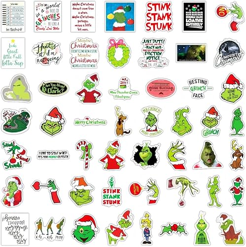 Miniatura 3 de 152 calcomanías de Navidad bonitas calcomanías de vinilo de Navidad para botella de agua laptop automóvil calcomanías para niños adolescentes y