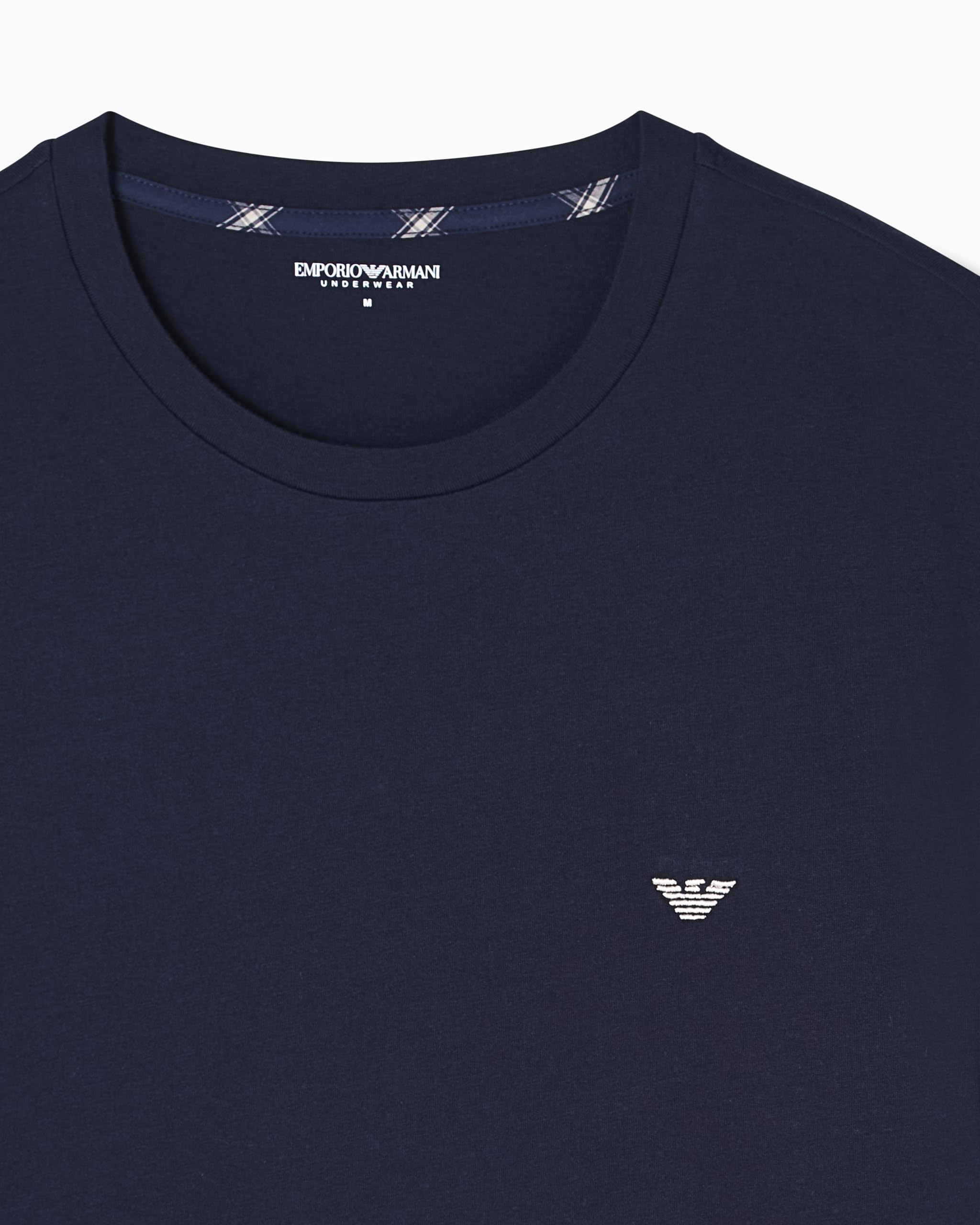 Emporio Armani T-Shirt+Shorts Pyjama Set di Pigiama Uomo (Pacco da 1)