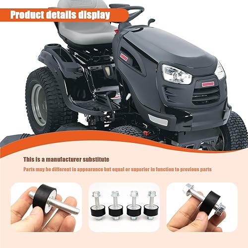 Miniatura 2 de 195294 195294GS Hardware de montaje del motor compatible con B-Riggs S-tratton pieza de repuesto para lavadora a presión