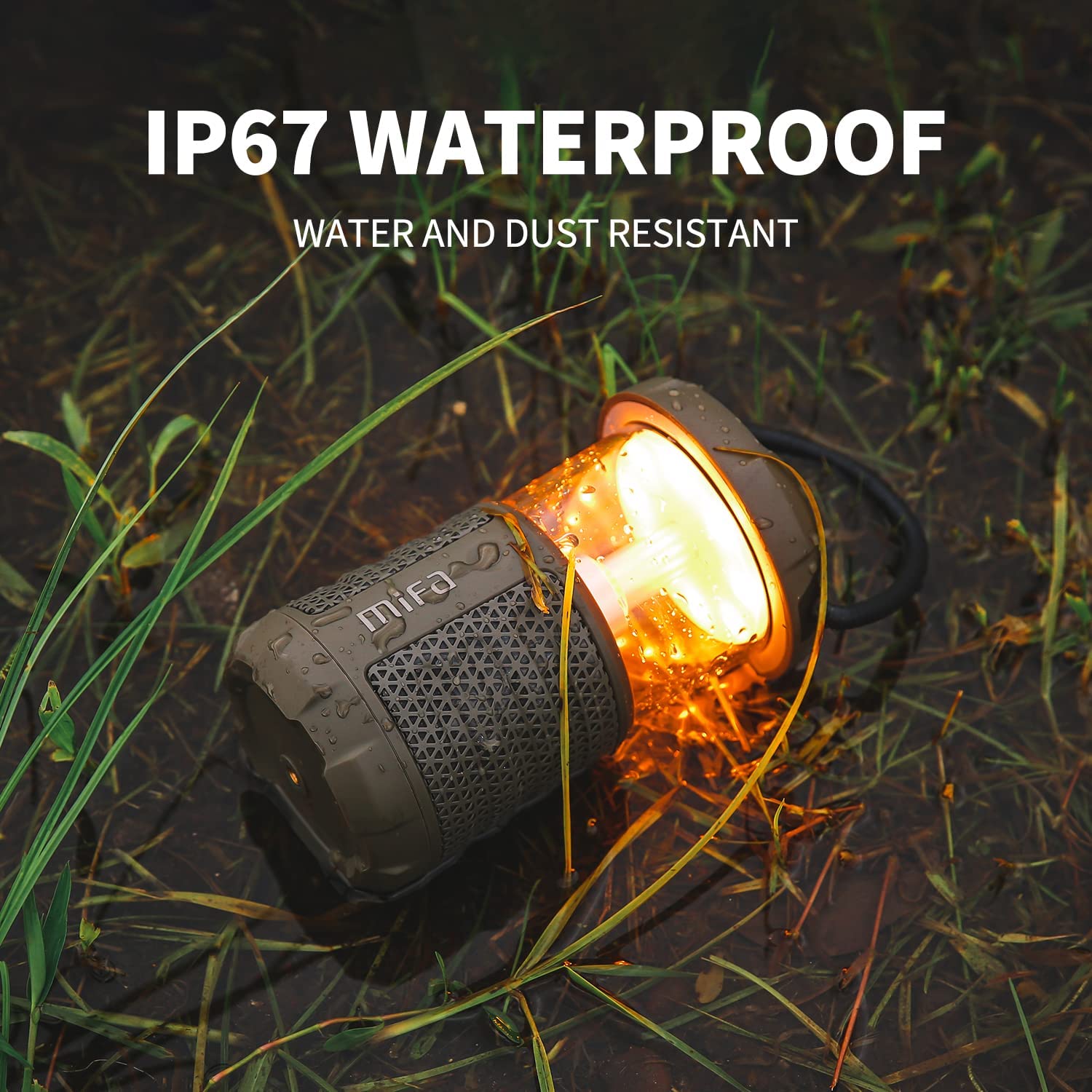Amazon.co.jp: MIFA WildCamping Bluetoothスピーカー LED ランタン 