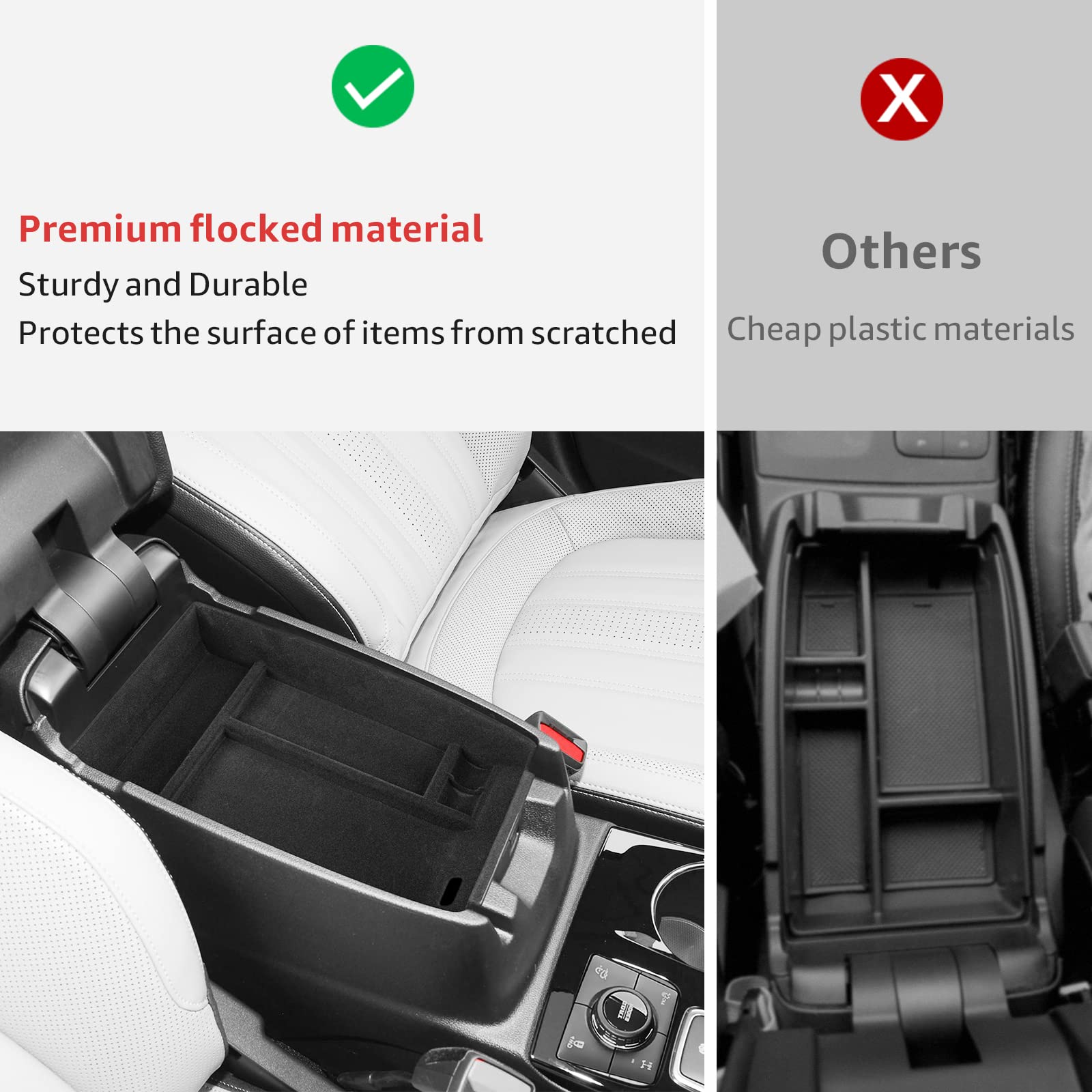 Center Console Organizer for 2021 2022 Ford Bronco Sport and Ford