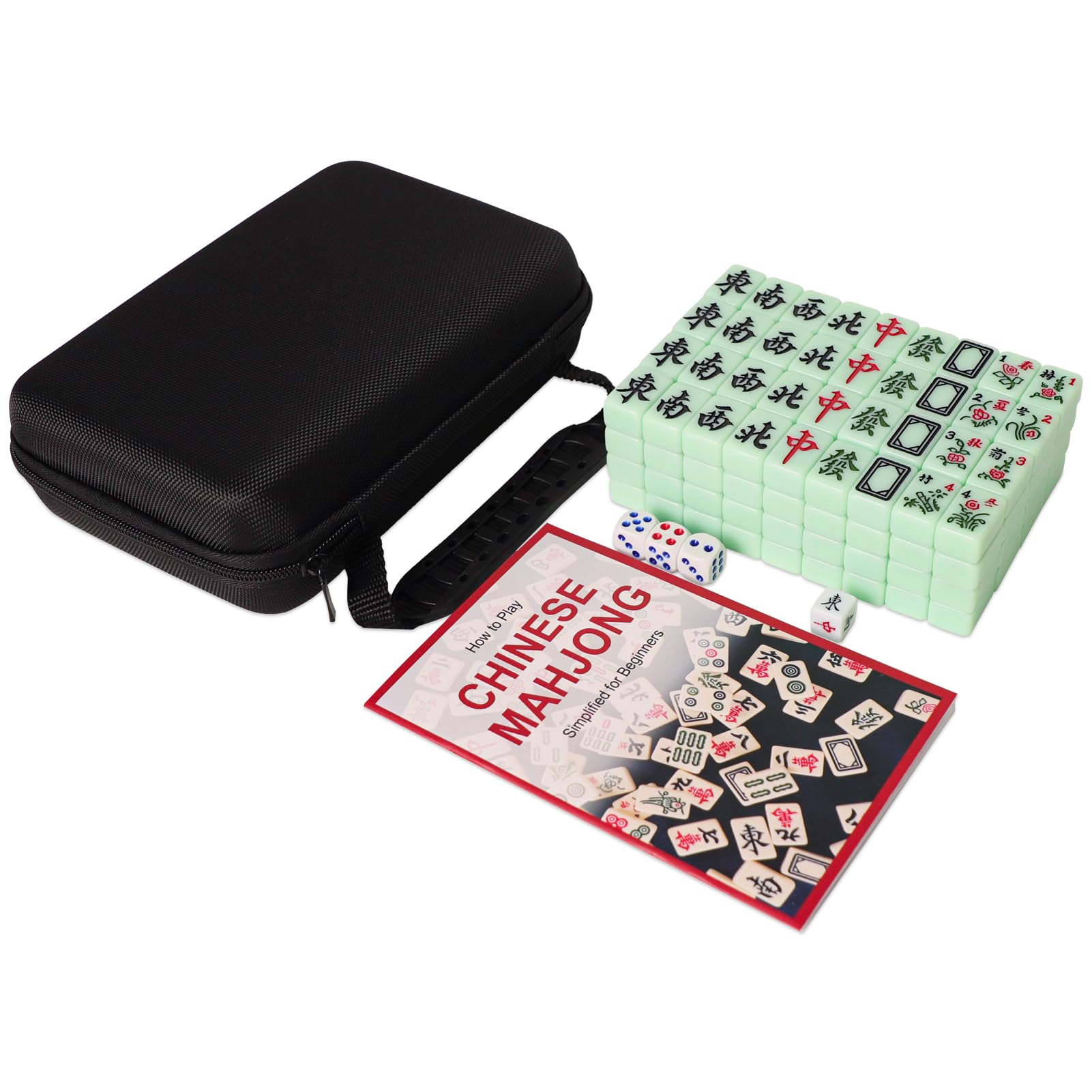 Amazon.com: GUSTARIA Travel Mini Mahjong Set, Chinese Mahjong