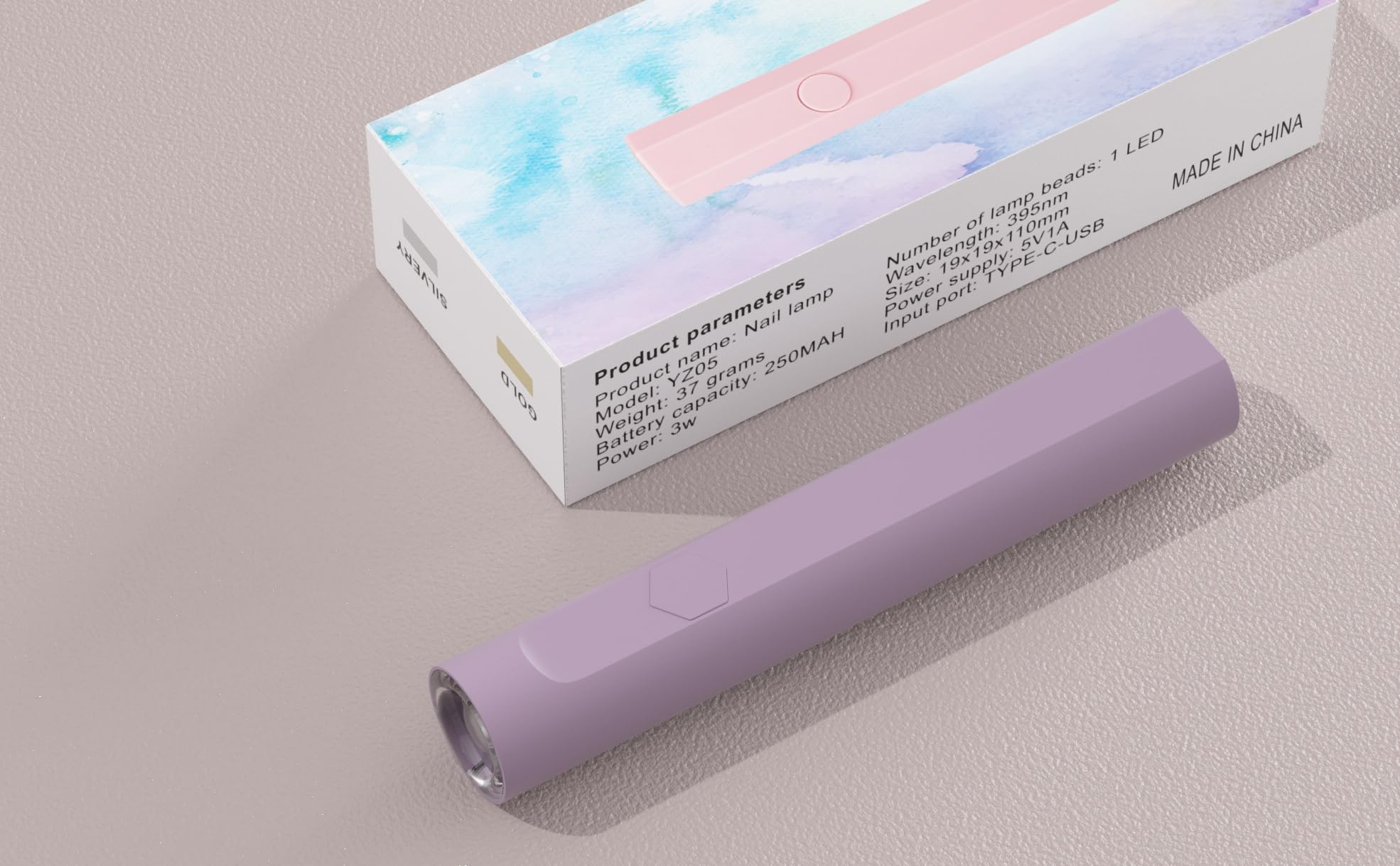 ShynyShy Mini UV Light for Gel Nails, Small Nail Cure Light, Flash Cure Lamp for Gel Nails, LED Nail Lamp for Gel Polish, Manicure USB Nail Dryer for