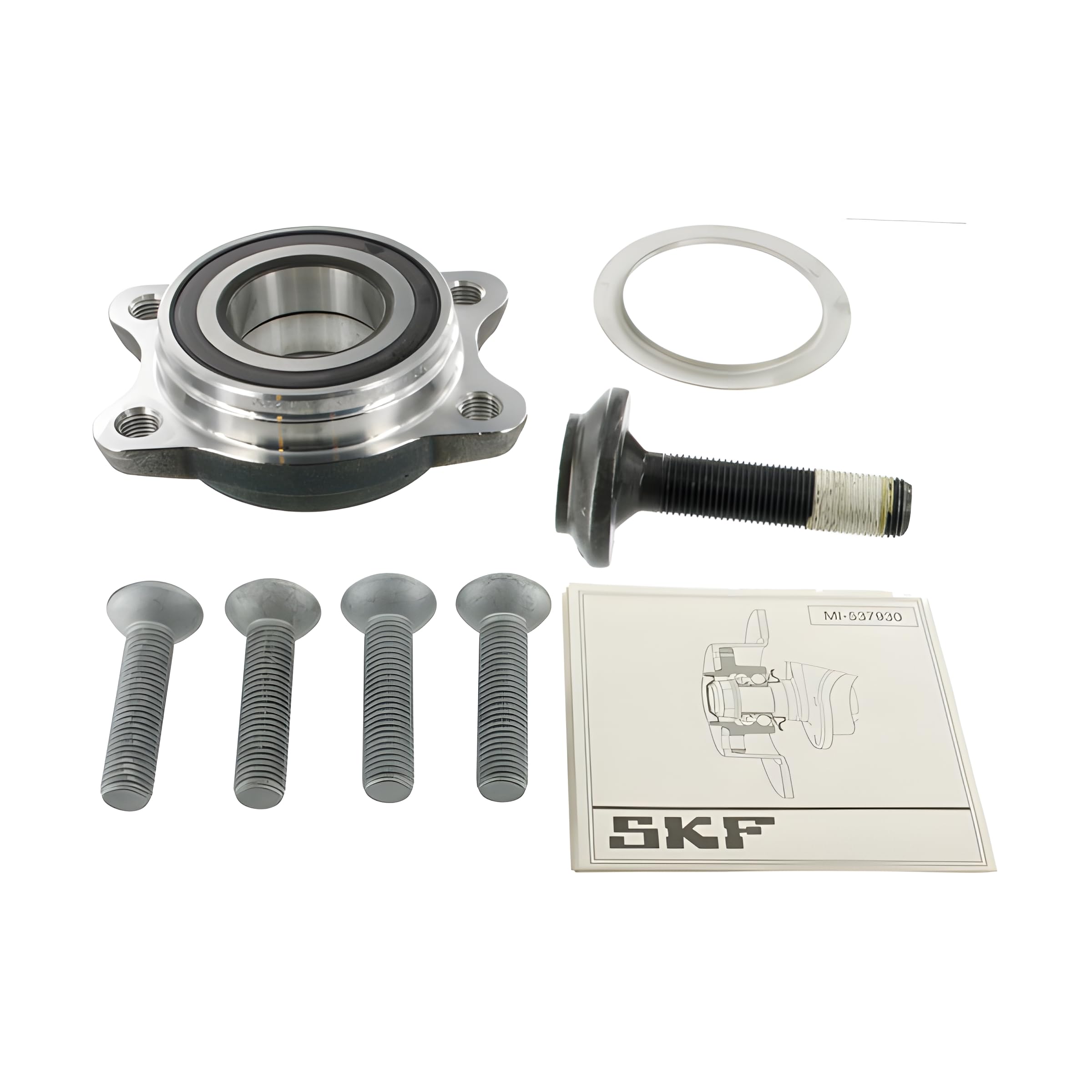 Wheel bearing VKBA 6557 SKF for AUDI A8 D3