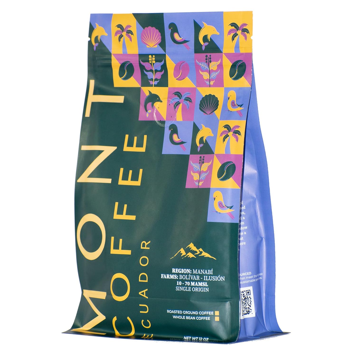 Mont Coffee - Manabí Region- Specialty Single Origin Ecuadorian Arabica Coffee (Whole bean)