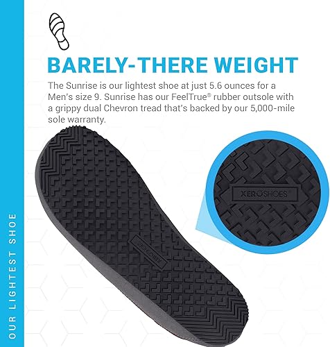 Vista 4 de Xero Shoes Zapatos casuales Sunrise para hombre, súper ligeros, cómodos zapatos de campamento y viaje sin cordones