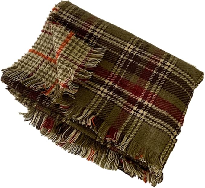Amazon マフラー チェック柄 レディース グリーン 可愛い ストール 両面使える クリスマス 防寒 防風 秋冬 かわいい 厚手 保温 ボリューム スカーフ ストール カシミヤライク ショール 65 195cm かわいい プレゼント 恋人 ギフト マフラー マフラー 通販