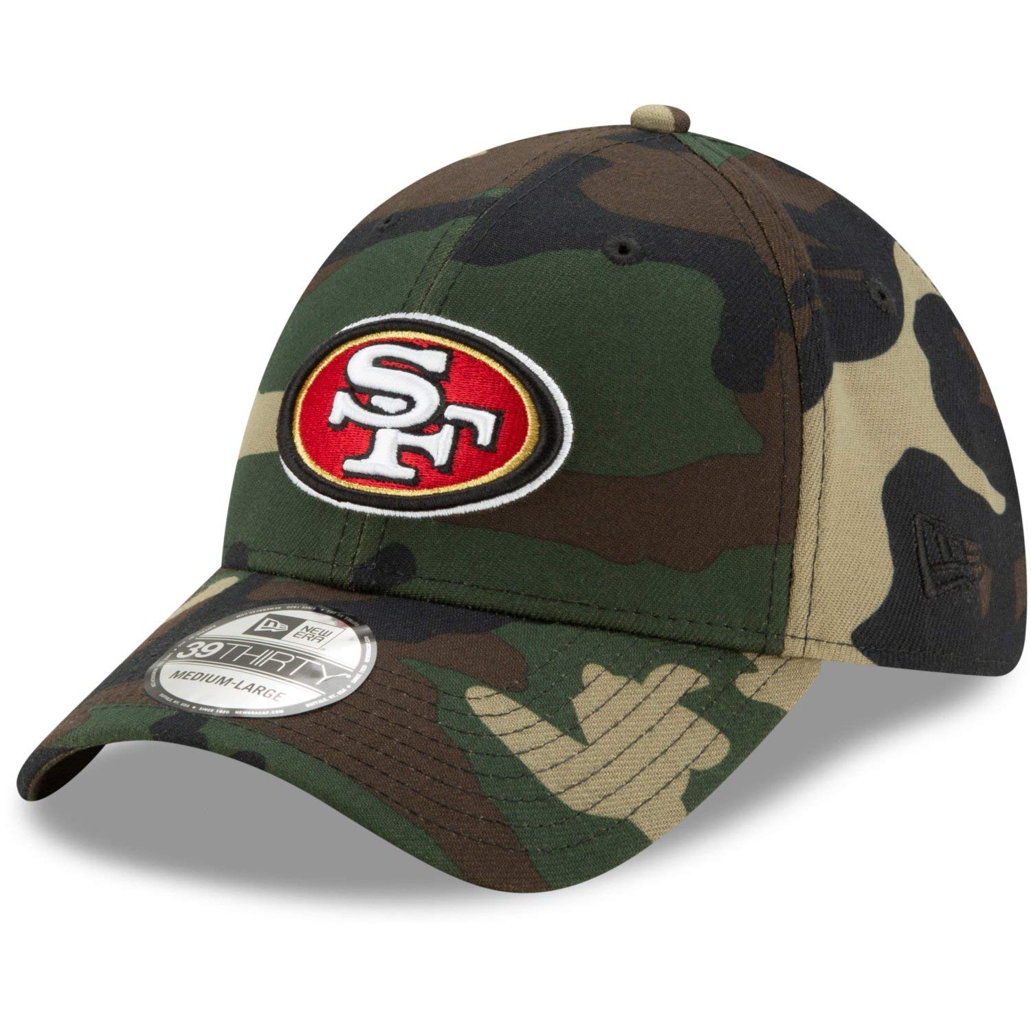 New Era 39Thirty Cap - San Francisco 49ers wood camo
