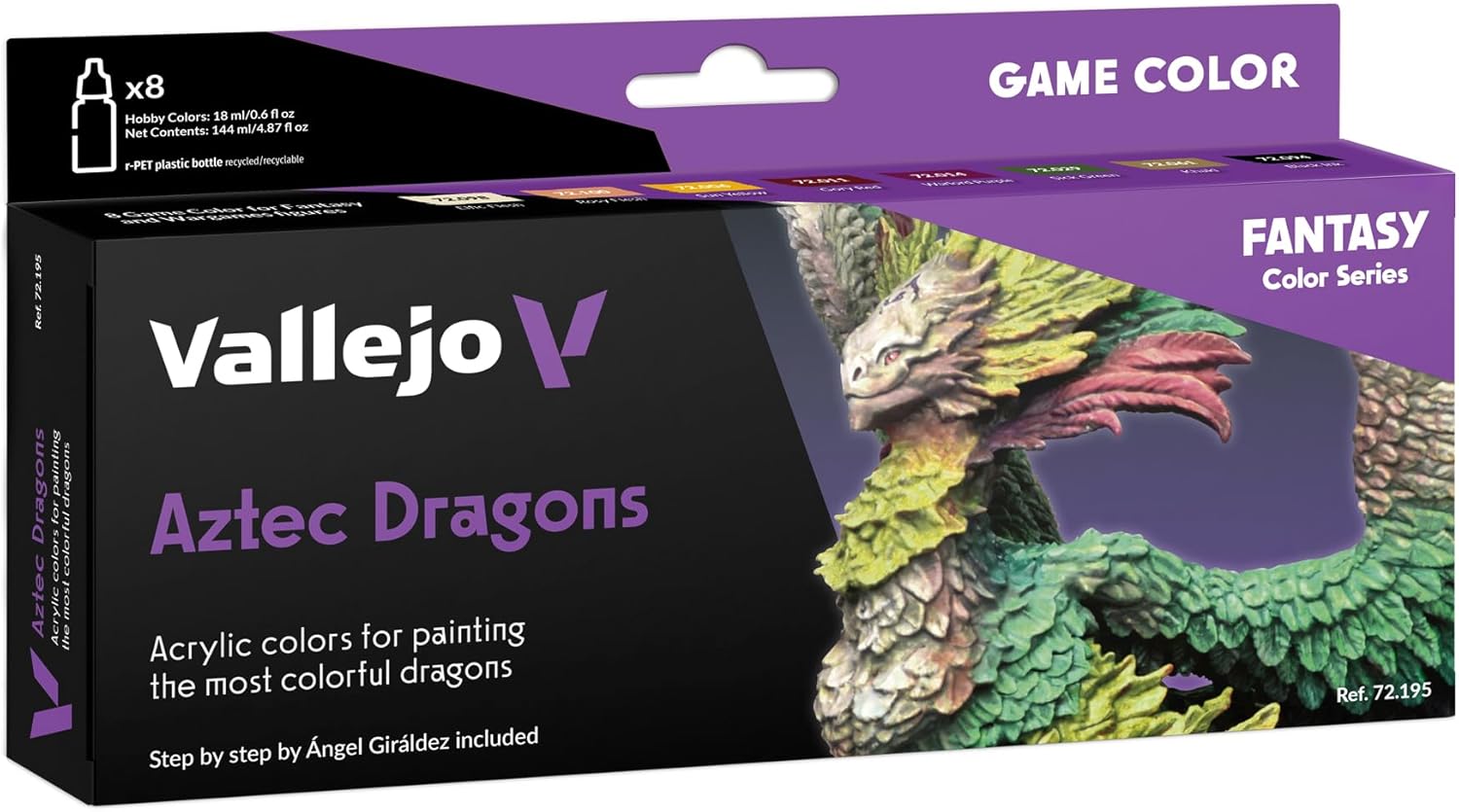 Vallejo AV Game Color Set - Aztec Dragons (x8)