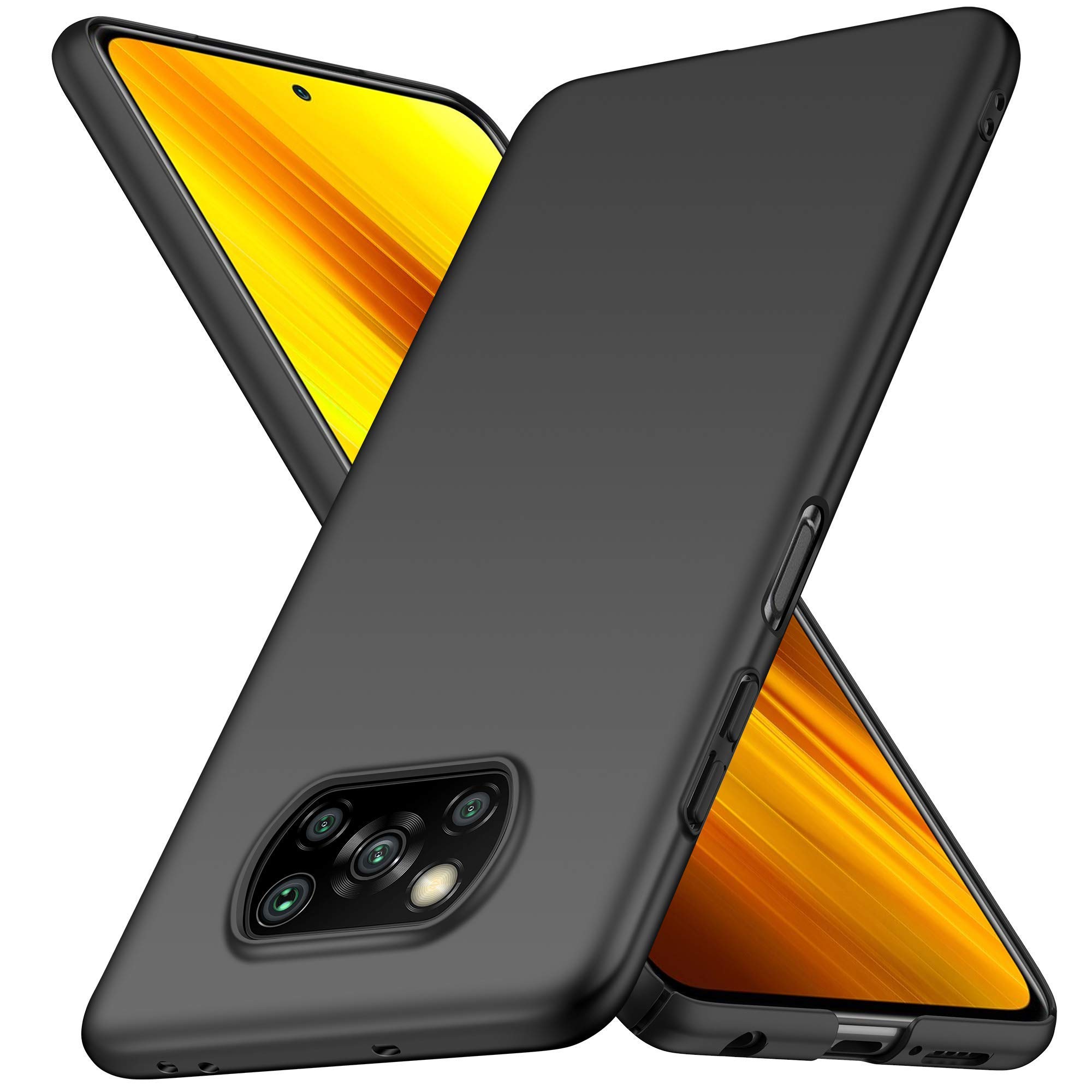 Casodon Back Case Cover for Poco X3, Soft Flexible Matte Finish Smooth Grip Candy Case - Black (B08MCD9FVJ) Amazon Price History, Amazon Price Tracker