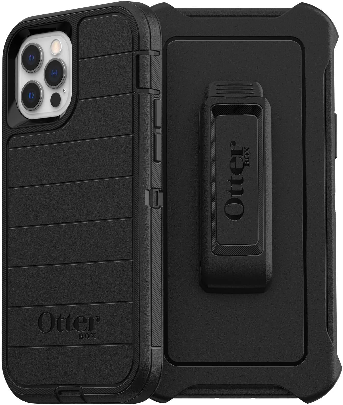 Defender Series Case for Apple iPhone 12 & iPhone 12 Pro - (Black)