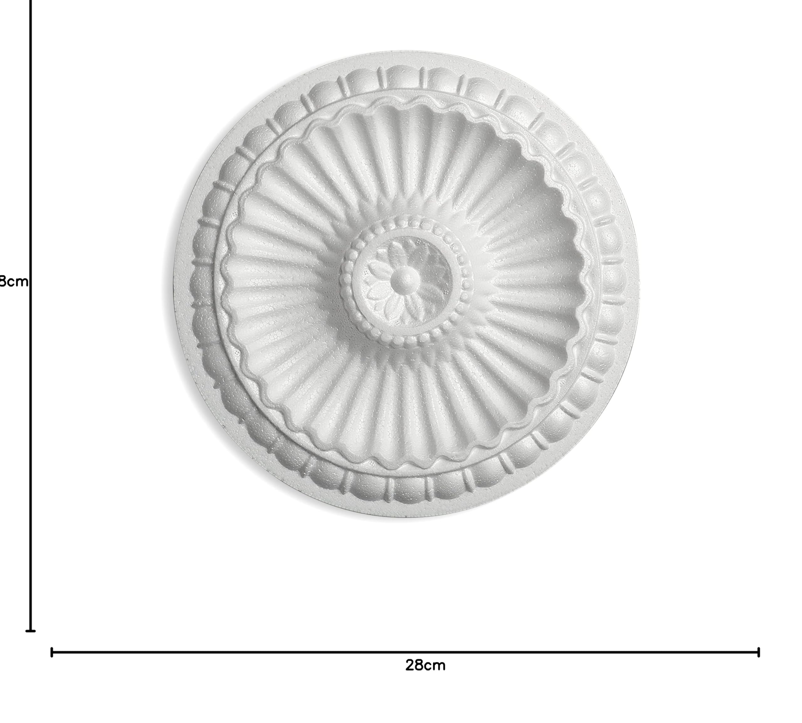 SAD - Rosetta D20, Ø 30 cm, modello Desire, Bianco