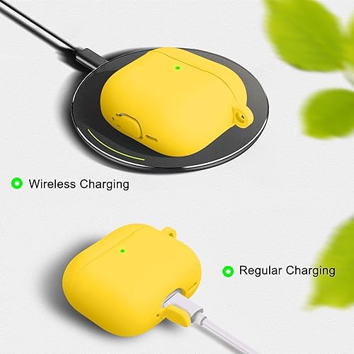 Miniatura 10 de Funda para AirPods 3, accesorios de protección de silicona con llavero y bolígrafo de limpieza compatible con Apple AirPod de 3 generación 2021 para