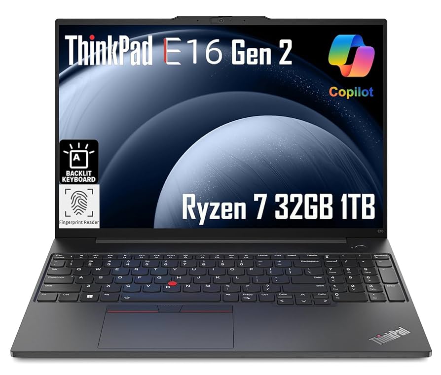 Amazon.com: Lenovo ThinkPad E16 Gen 2 Business Laptop (16