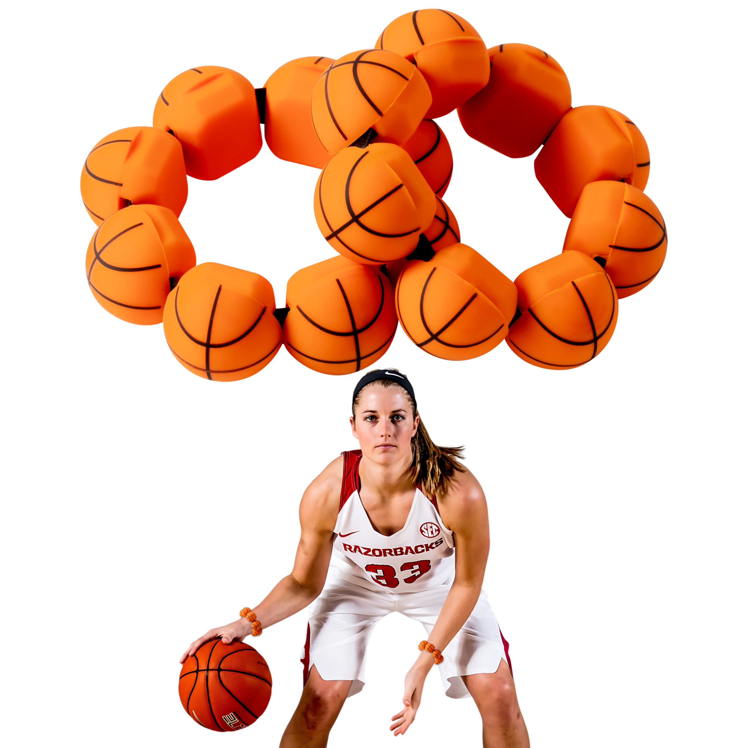 Wrist Ankle Weights for Women - Set of 2 (0.36 lb Each) Wearable Waterproof Training Weight Bracelets, Silicone Strength Workout Weighted Bangles for Walking Running Pilates Aerobics