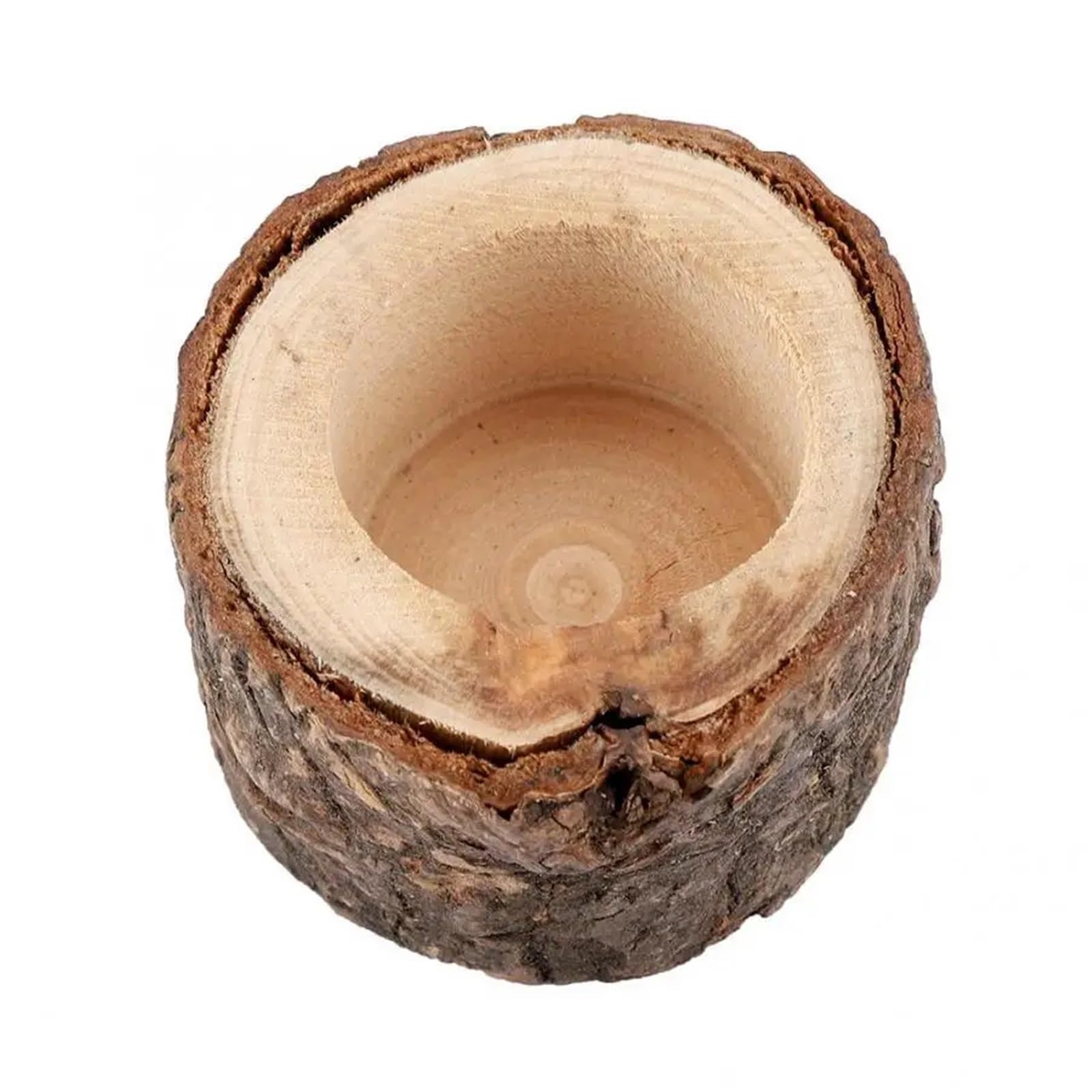 QuxetlRyz Wooden Tree Stump Decor 3Pcs Wedding Wood Timber Pile Candle Stand Candlestick Log Flowerpot Ornament Decor candlestick(3pcs-M)