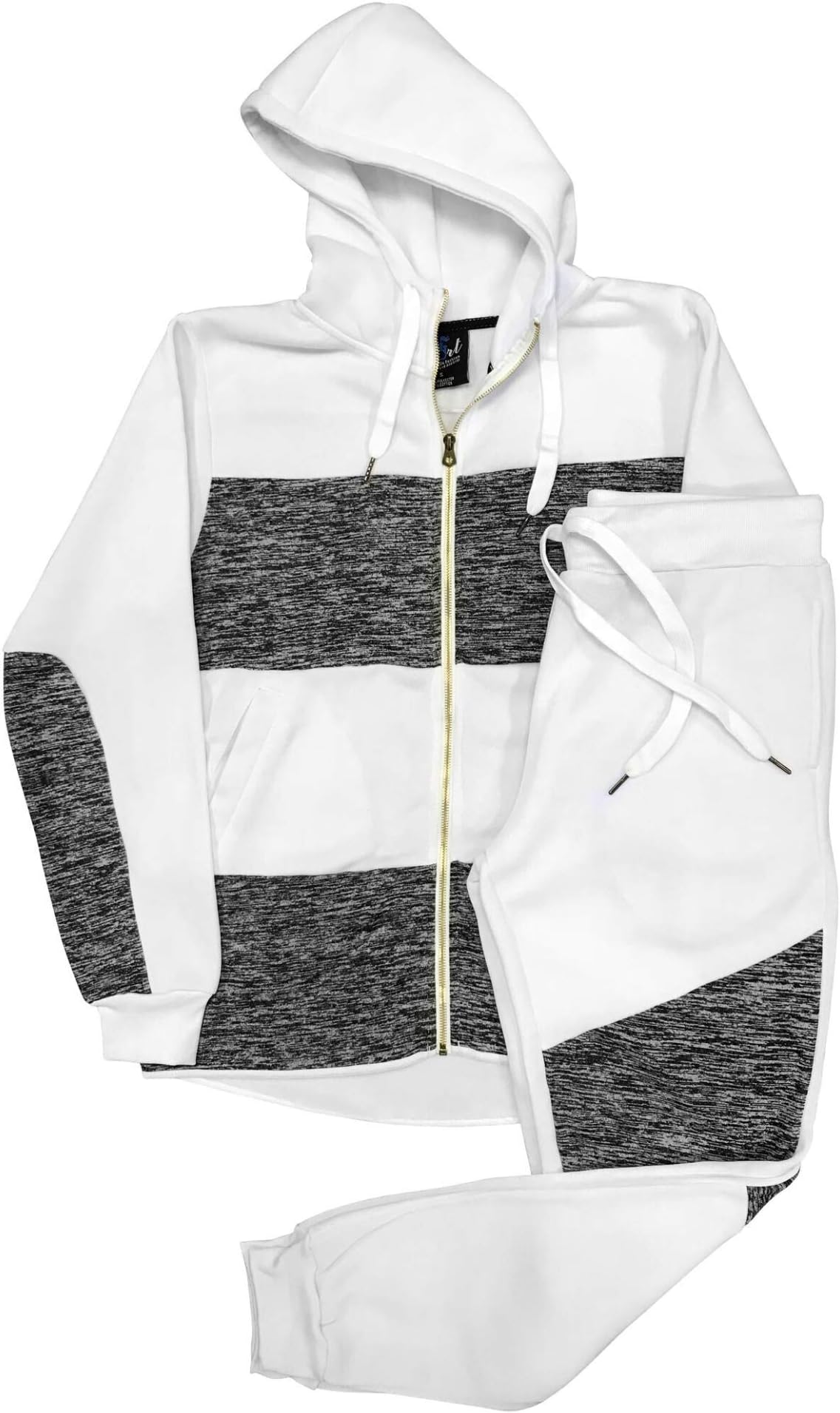 Mens Light Sweat Jacket Sweatpants Biker Jogger Sweat Suit Fleece Suit Outfit