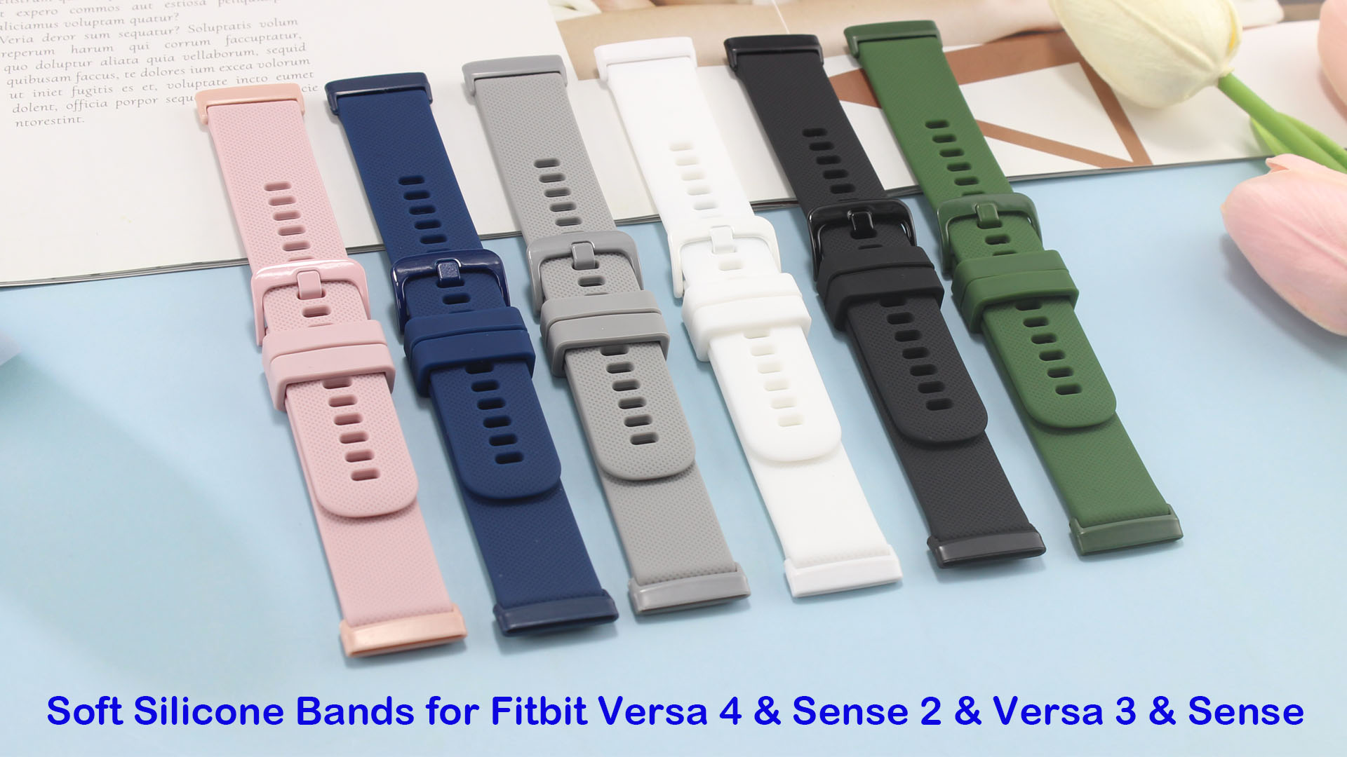 Ruentech Cinturino compatibile con Versa 3/Sense Cinturino in pelle