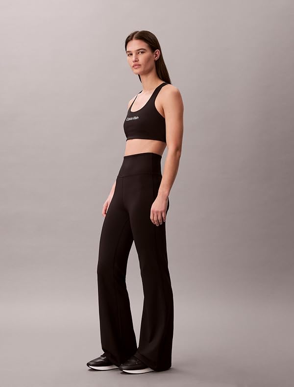 Calvin Klein Full Length Flare Leggings Black by Calvin Klein - Used condition - Image 3
