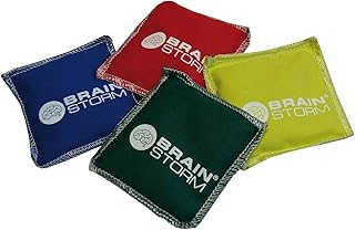 STOP! Fitness - Brainstorm Bohnensäckchen/Bean Bags 4 Stück, in rot, blau grün und gelb