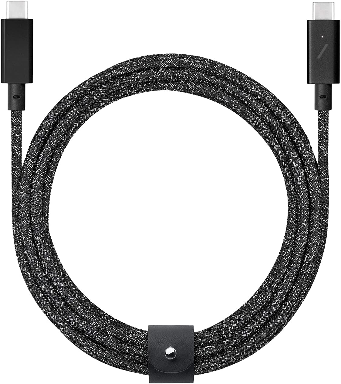 Native Union Type-C Belt Cable Pro - 240W USB-C to USB-C 8ft Ultra-Strong Charging Cable with Leather Strap Compatible with iPhone Air, 17e, 17 Pro Max, MacBook Pro 14"/16" M5, Air 13"/15" M5 (Cosmos)