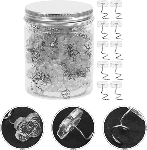 Miniatura 7 de EXCEART 200 Pieces Spiral Corsage Pin Circular Head Pins Sewing Pins Spiral Corsages Pins for Wedding Jewelry DIY Decoration Quilting and Craft