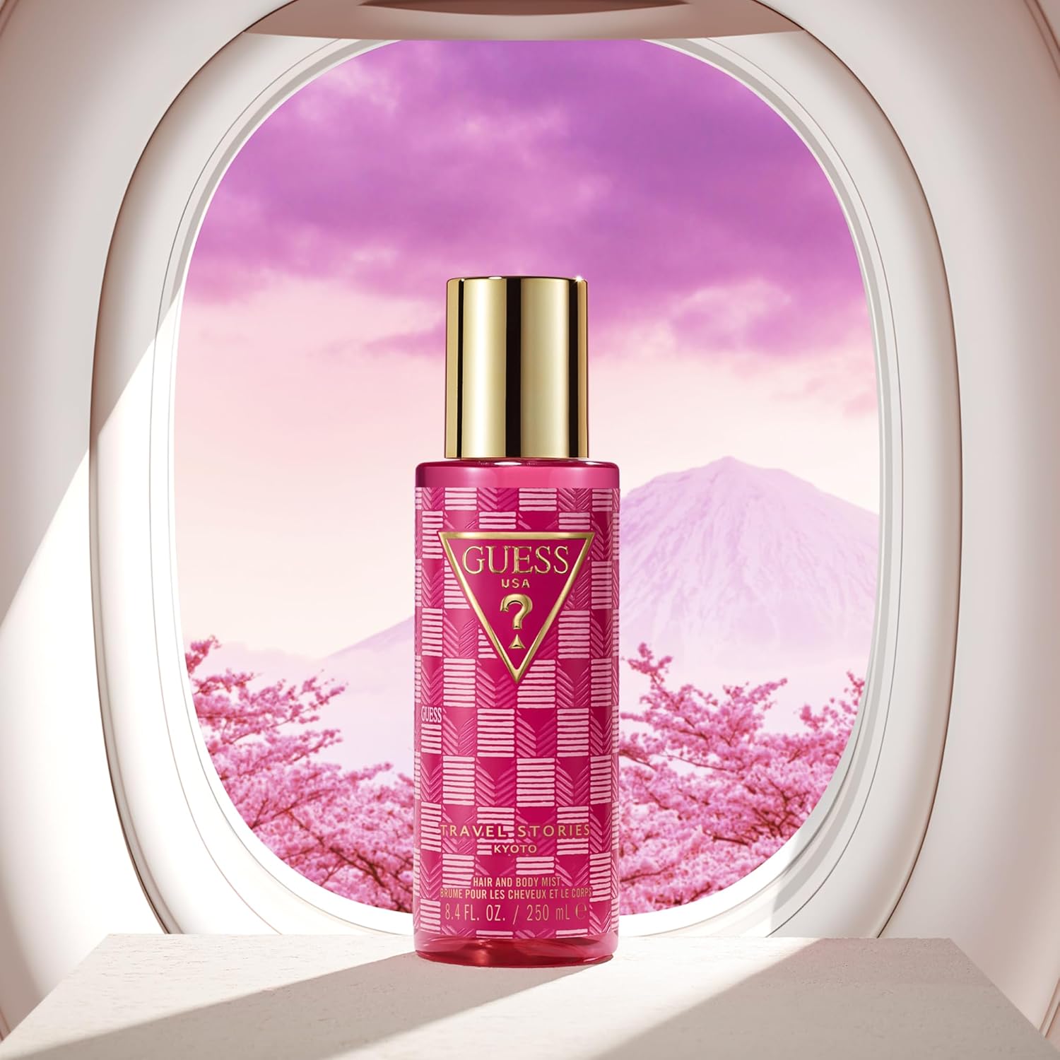GUESS Travel Stories Kyoto Hair and Body Fragrance Mist for Women 8.4 Fl. Oz. - Serene, Lavish, and Fresh Fragrance Spray - Image 3